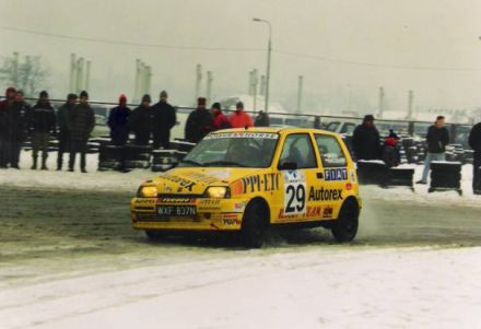 Jacek Sikora i Marek Kaczmarek - Fiat Cinquecento Sporting.